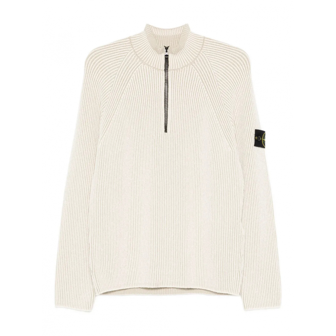 Pull 'Ribbed Zip-Neck' pour Hommes