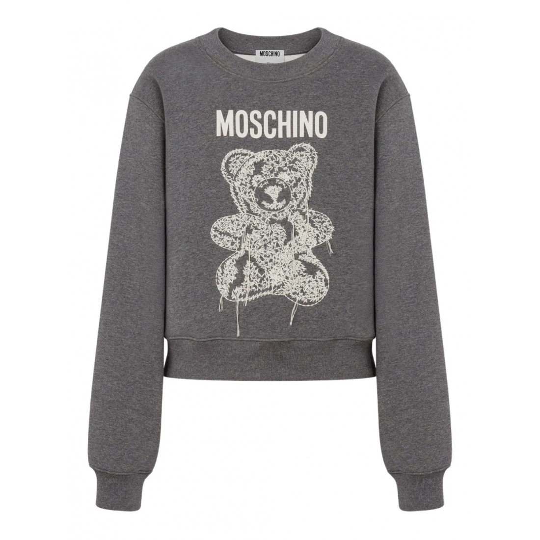 Sweatshirt 'Embroidered Teddy-Bear' pour Femmes