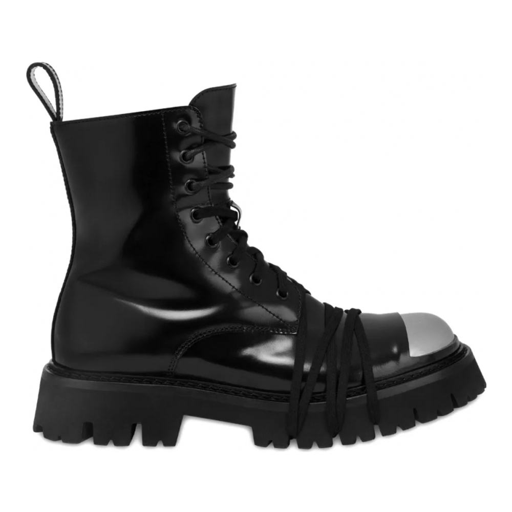 Women's 'Lace-Up Metal-Toe' Combat Boots
