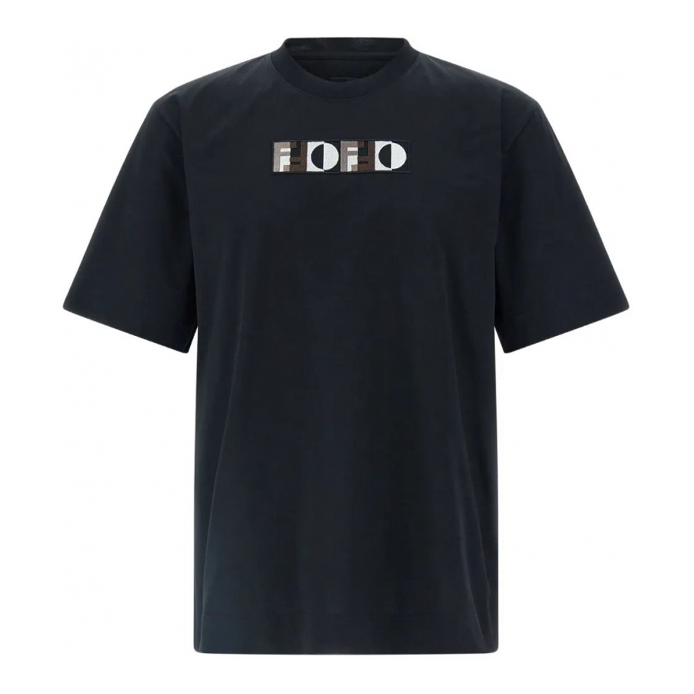 T-shirt 'Embroidered-Logo' pour Hommes