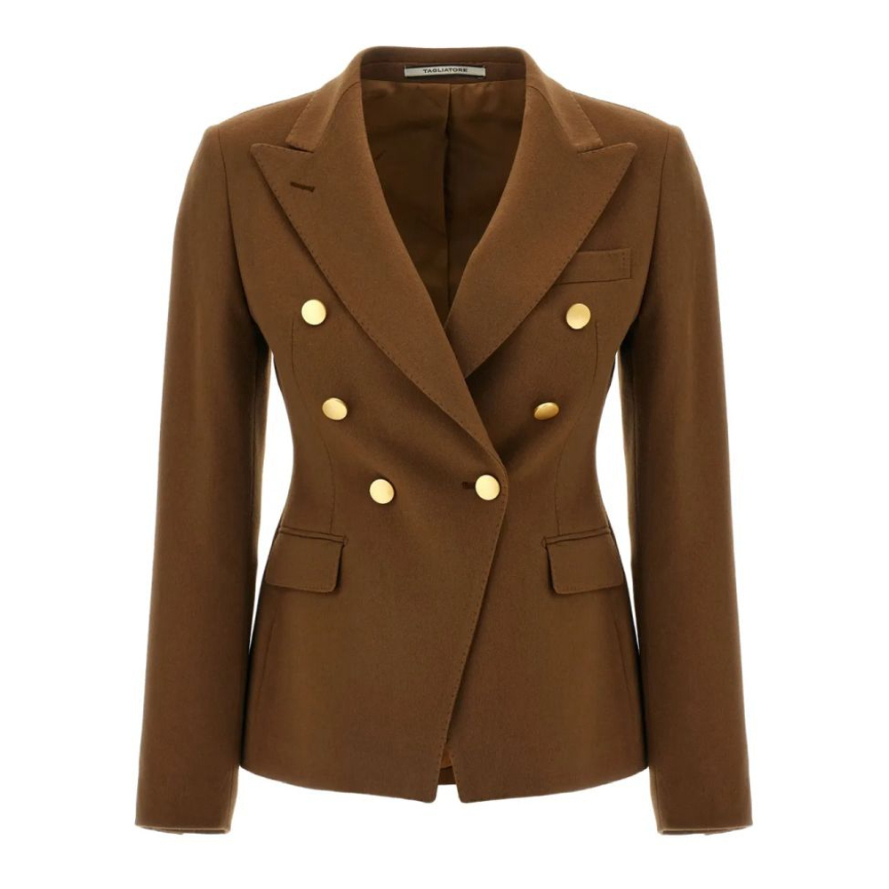 Blazer 'Double-Breasted Peak-Lapel' pour Femmes