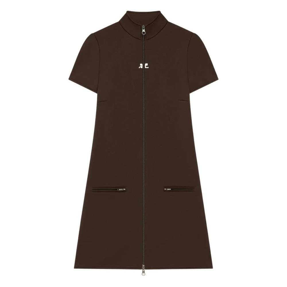 Women's 'Zip-Up' Midi Dress