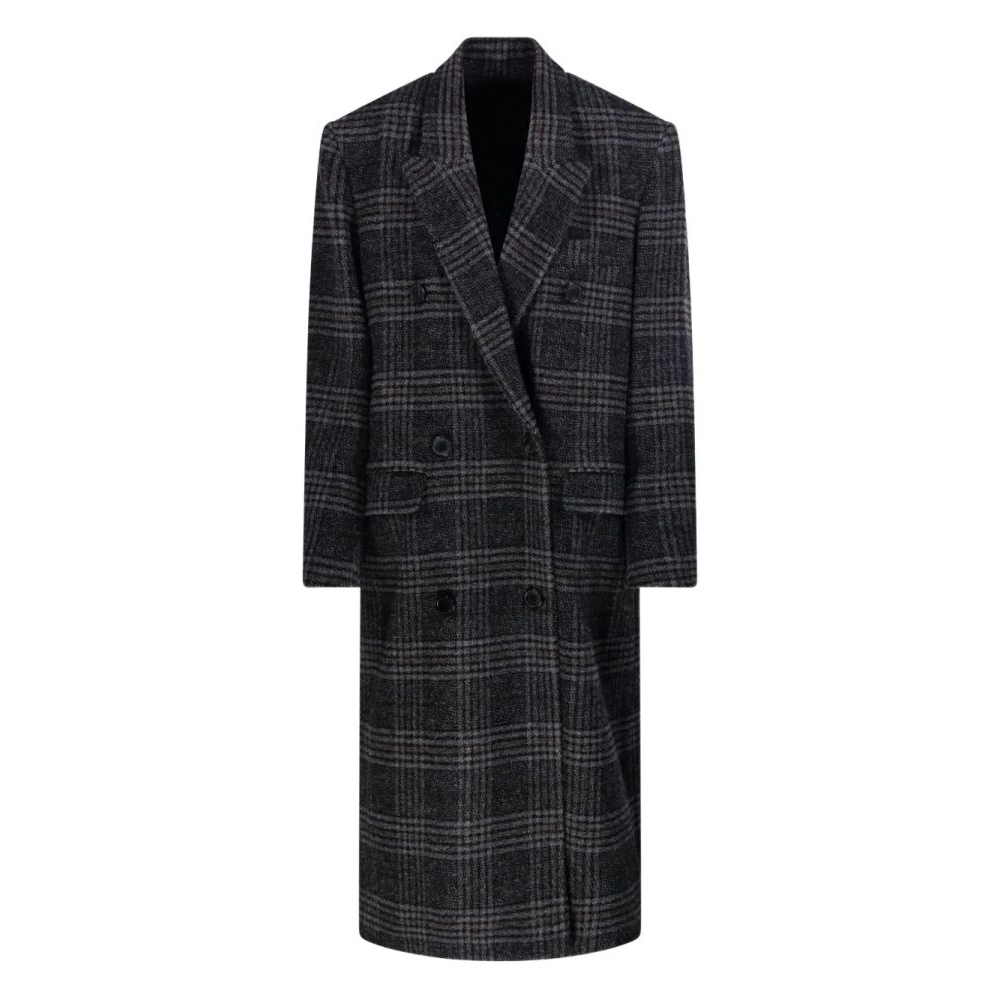 Manteau 'Lexana Double-Breasted Checked' pour Femmes