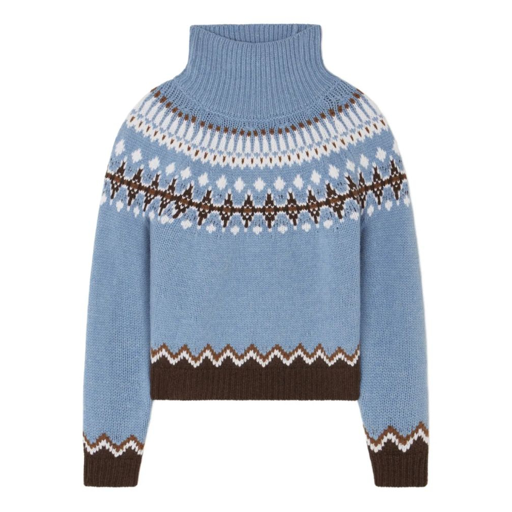 Pull à col roulé 'Sweet Winter Fair Isle' pour Femmes