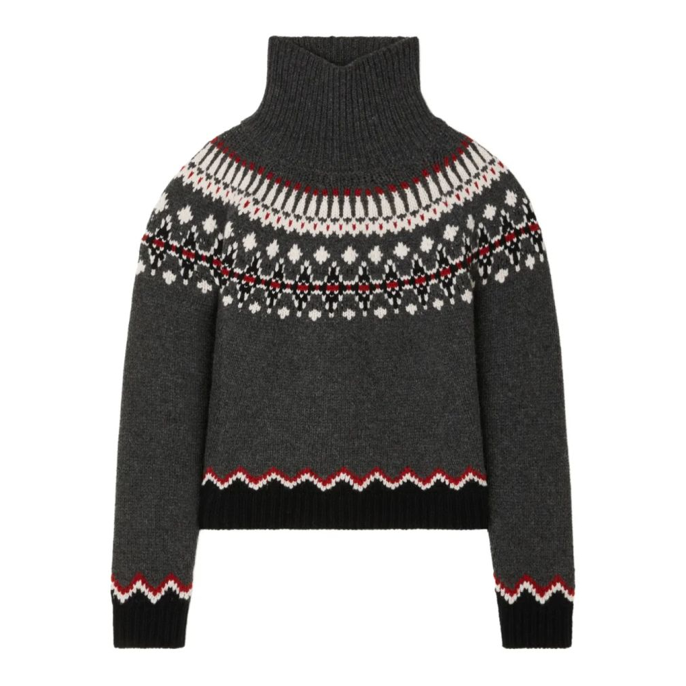 Women's 'Sweet Winter Fair Isle' Turtleneck Sweater