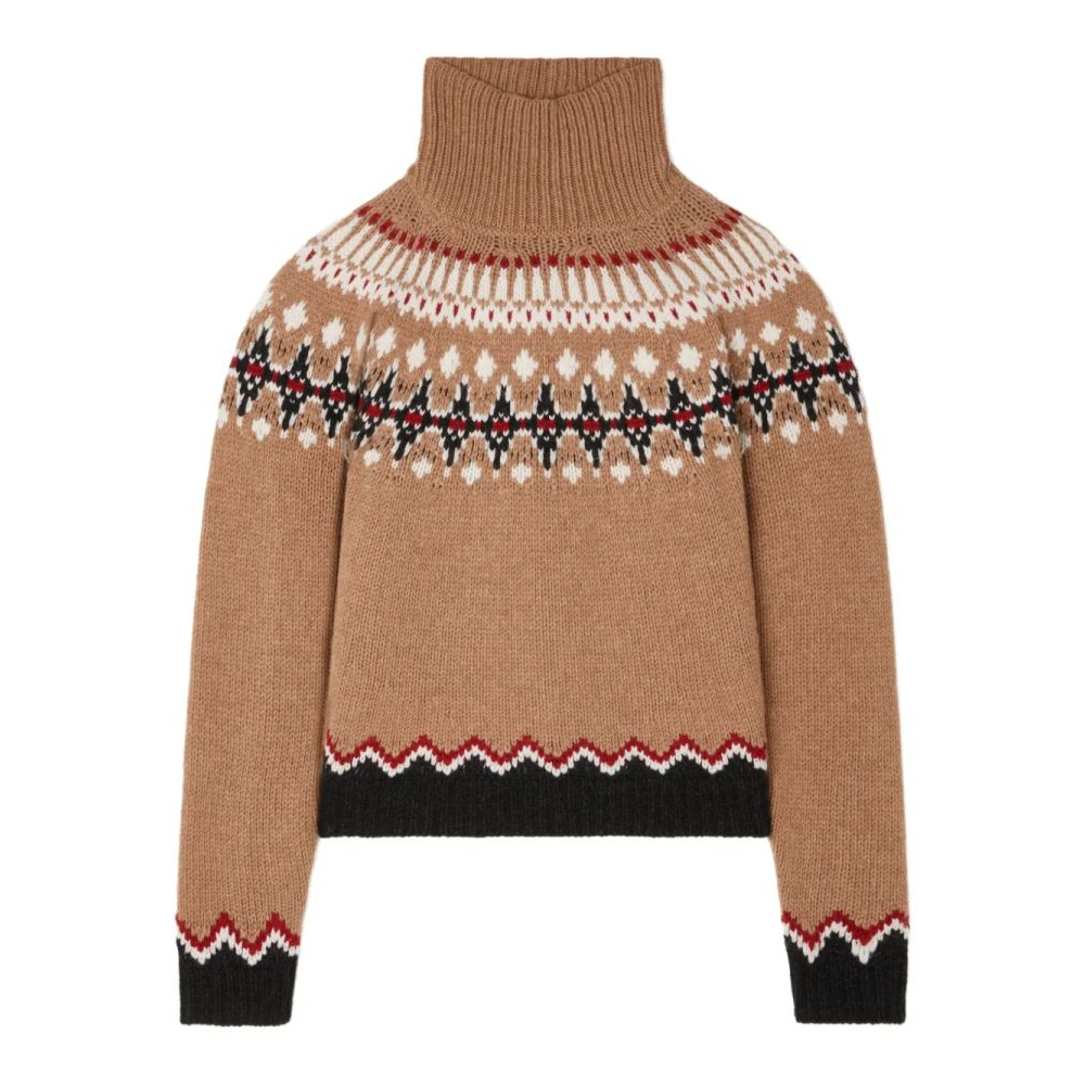 Women's 'Sweet Winter Fairisle' Turtleneck Sweater