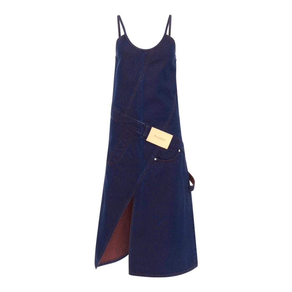 Robe Midi 'Denim Panelled' pour Femmes