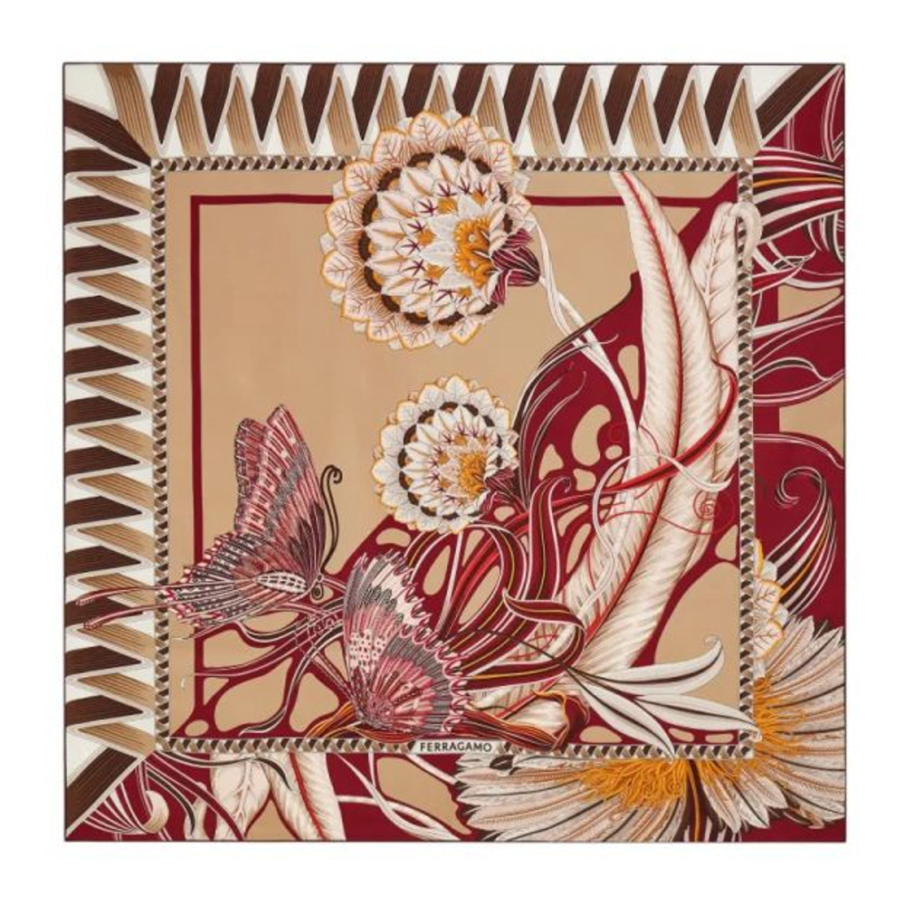 Foulard en soie 'Butterfly-Print' pour Femmes