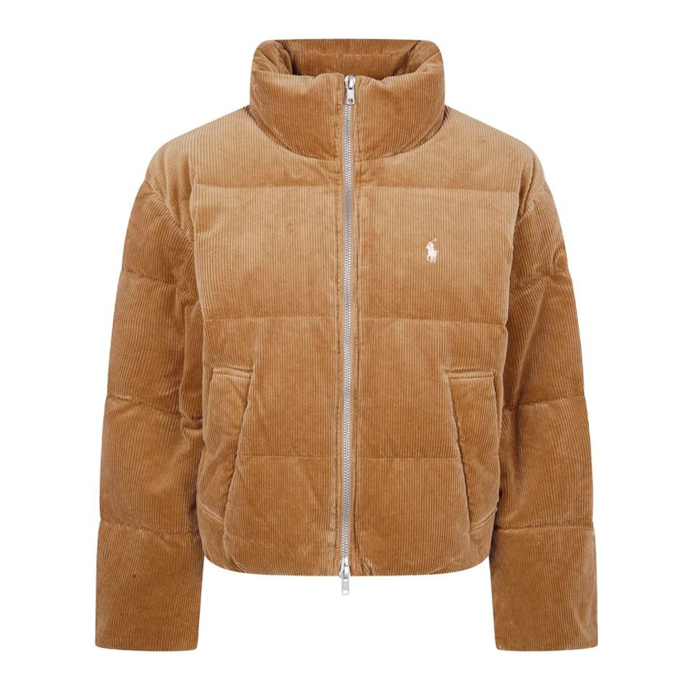 Women's 'Corduroy Quilted' Puffer Jacket