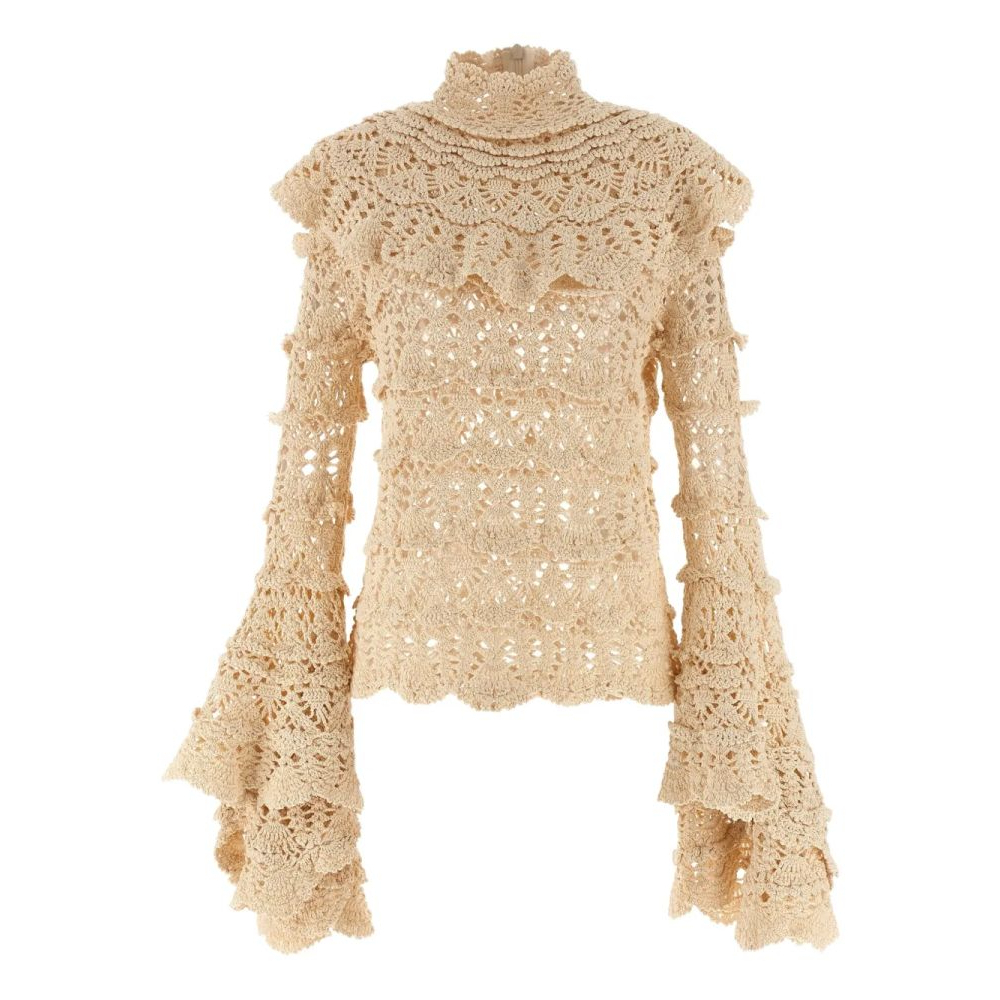 Pull 'Crocheted Flounces' pour Femmes