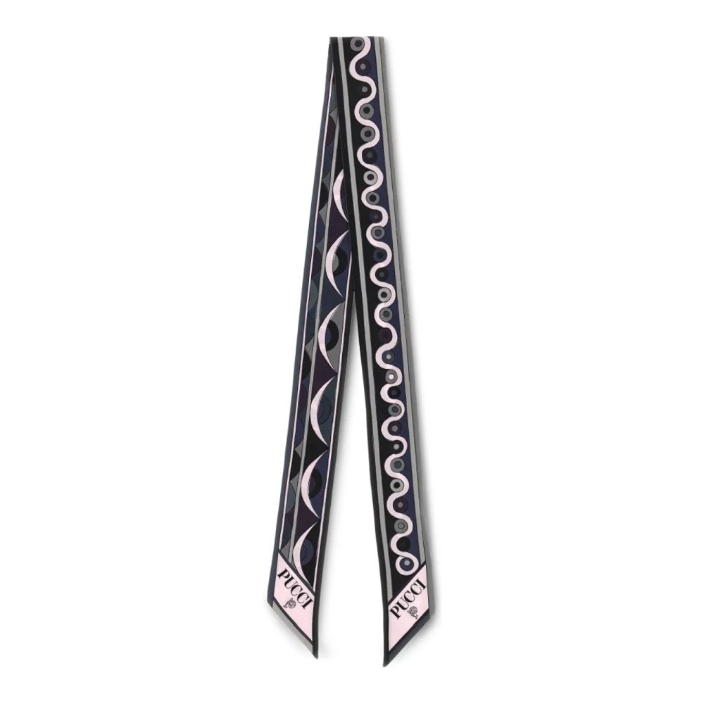 Foulard en soie 'Patterned Fantasy' pour Femmes