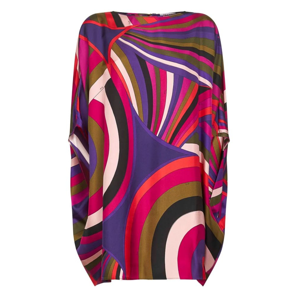 Robe tunique 'Abstract-Pattern Print' pour Femmes
