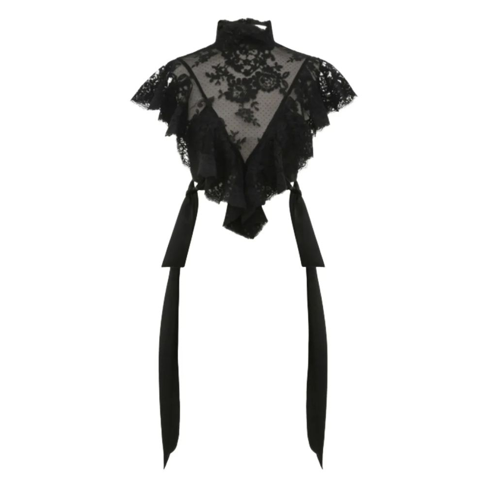 Blouse 'Hypnotic High-Neck' pour Femmes