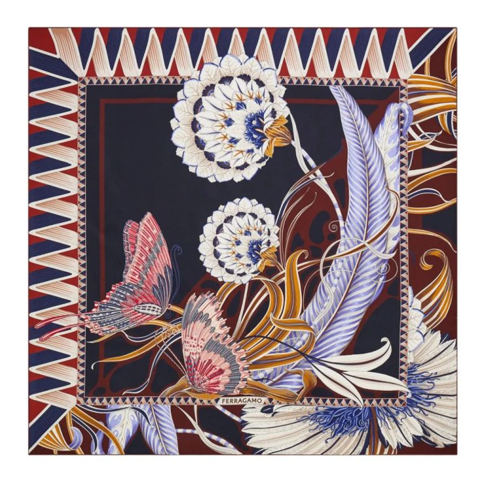 Foulard en soie 'Butterfly-Print' pour Femmes