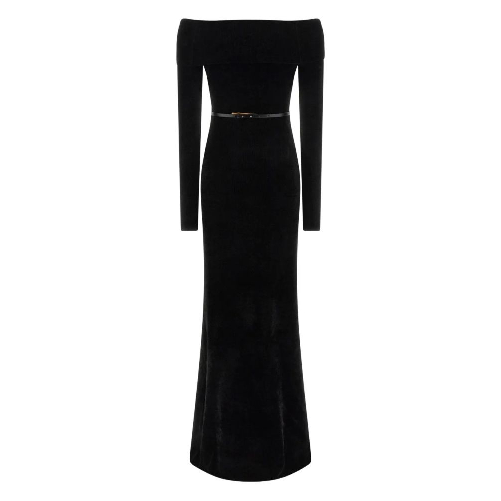 Women's 'Off-Shouldered' Long-Sleeved Dress