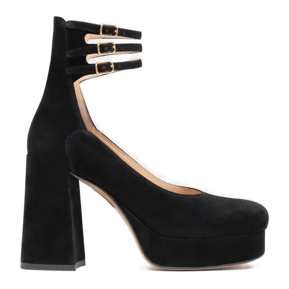 Escarpins à Plateforme 'Triple-Buckle' pour Femmes