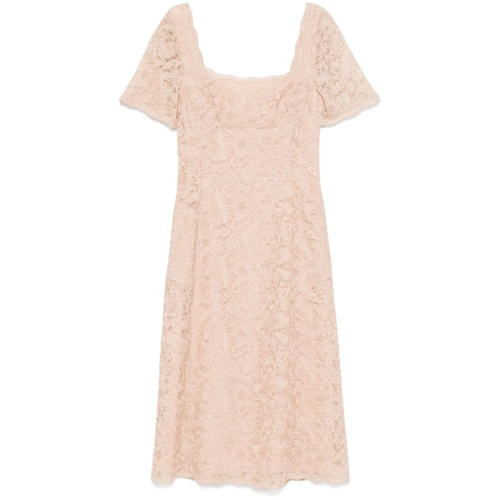 Robe Midi 'Floral-Lace' pour Femmes
