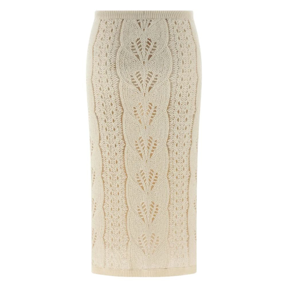 Jupe Midi 'Cable-Knit' pour Femmes