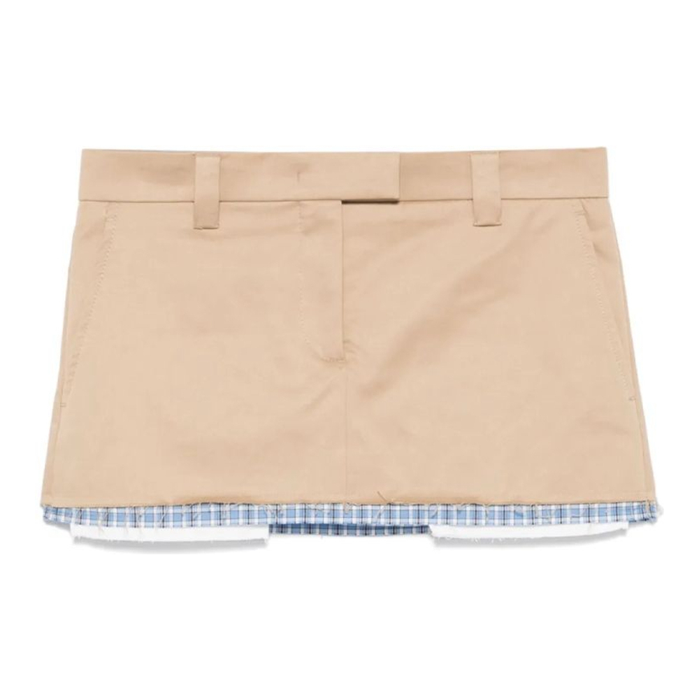 Women's 'Contrasting-Trim' Mini Skirt