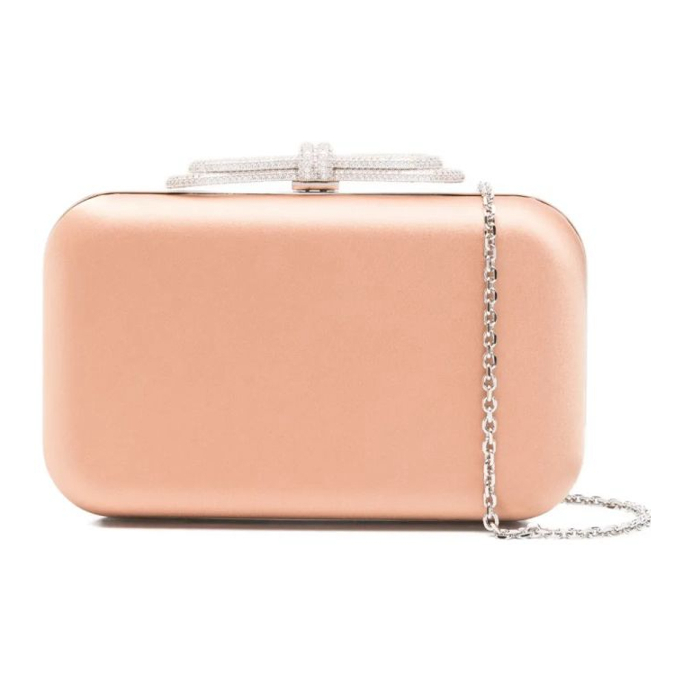 Women's 'Crystal-Embellished Bow' Clutch