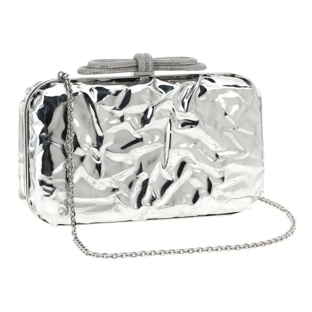 'Double Bow Wrapped Mirror' Abendtasche für Damen