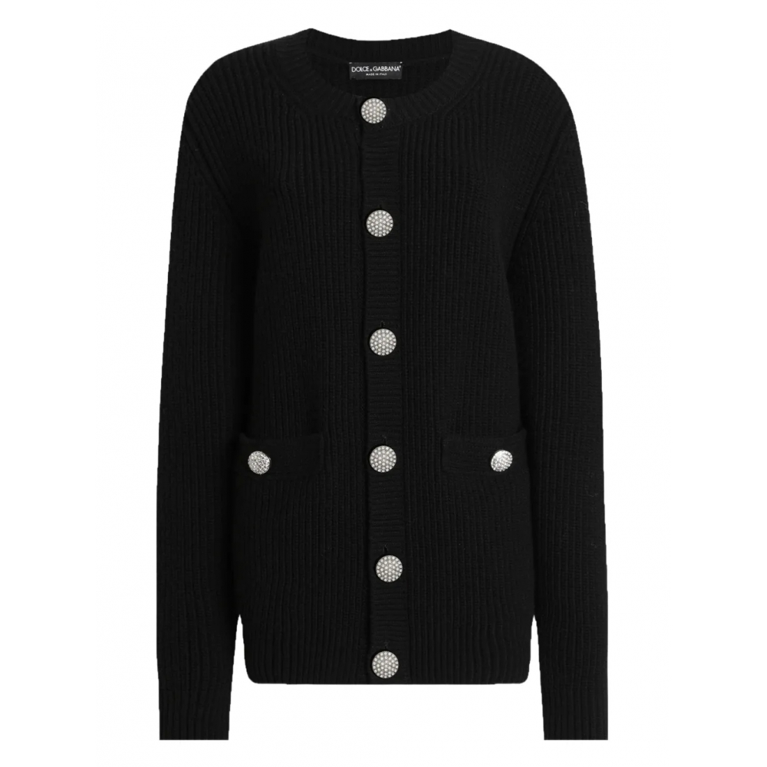 Cardigan 'Jewel-Button Ribbed' pour Femmes