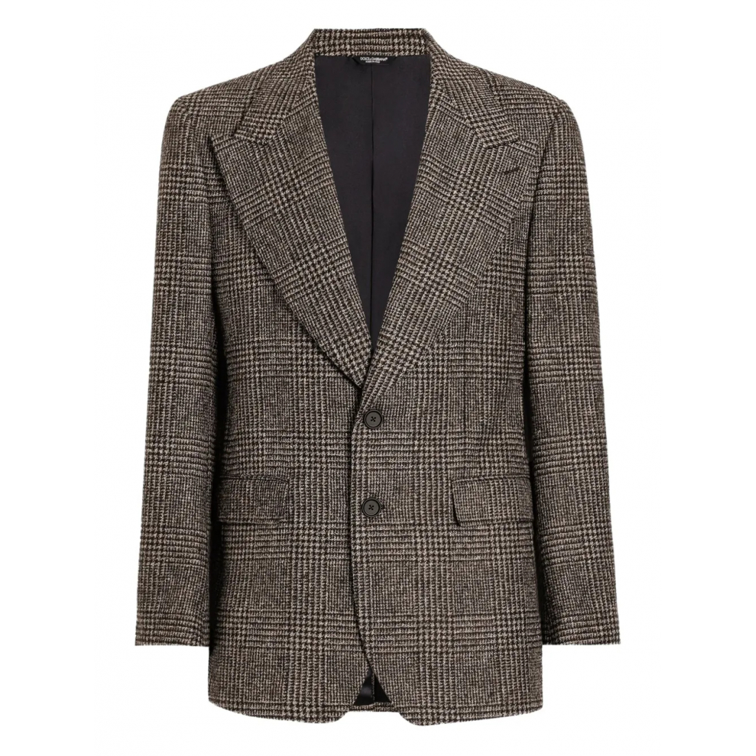Blazer 'Check-Pattern Buttoned-Up' pour Hommes