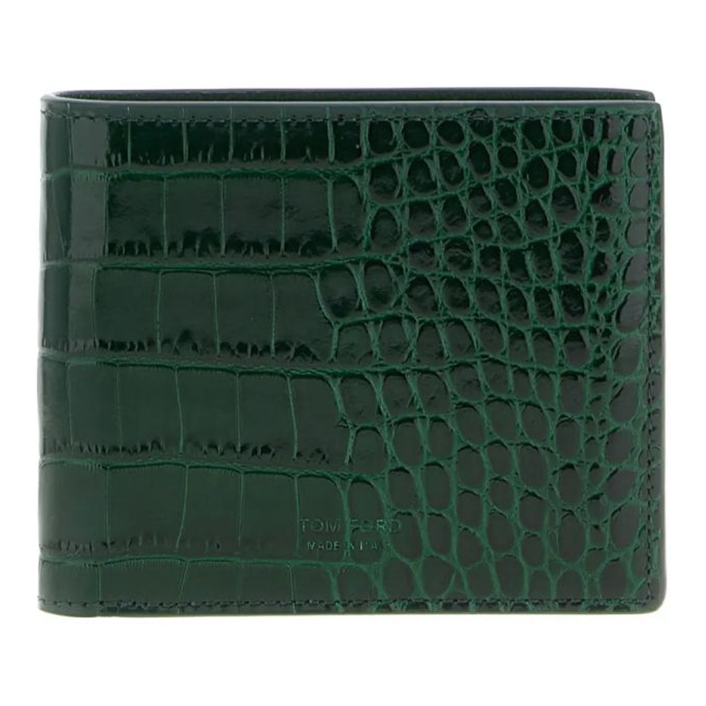 Men's 'Crocodile-Embossed' Wallet