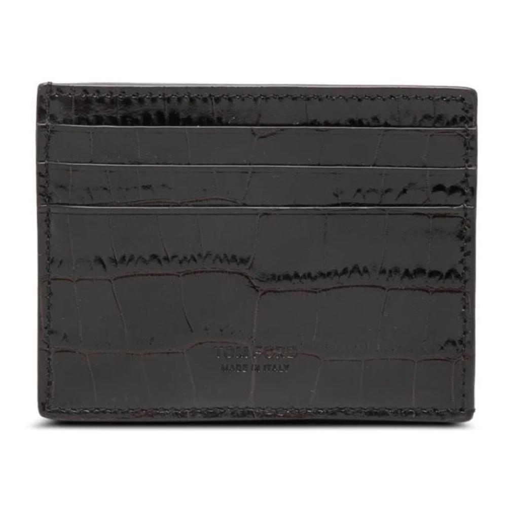 Men's 'Croc print' Card Holder