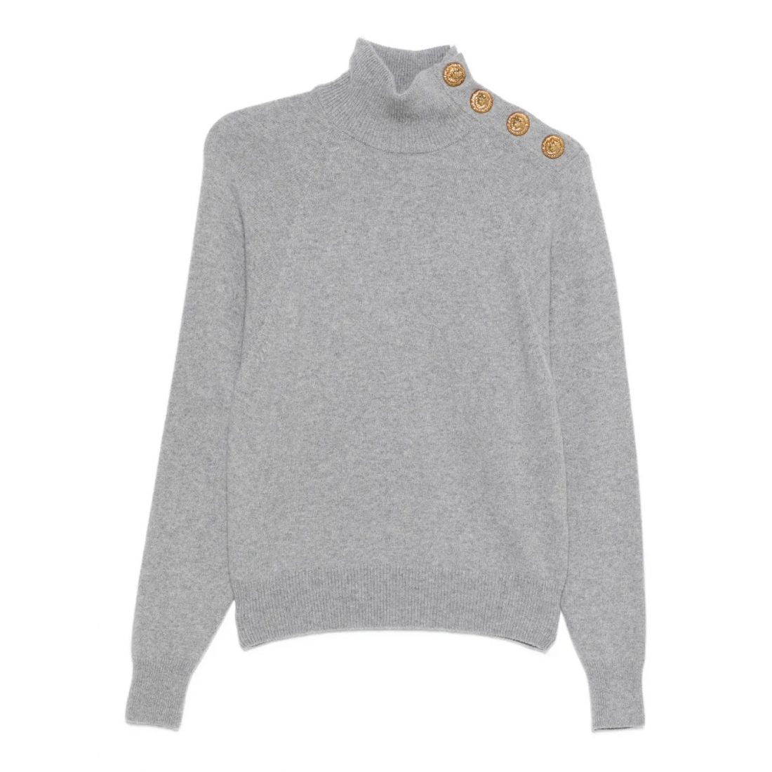 Women's 'High-Collar Button-Detail' Sweater