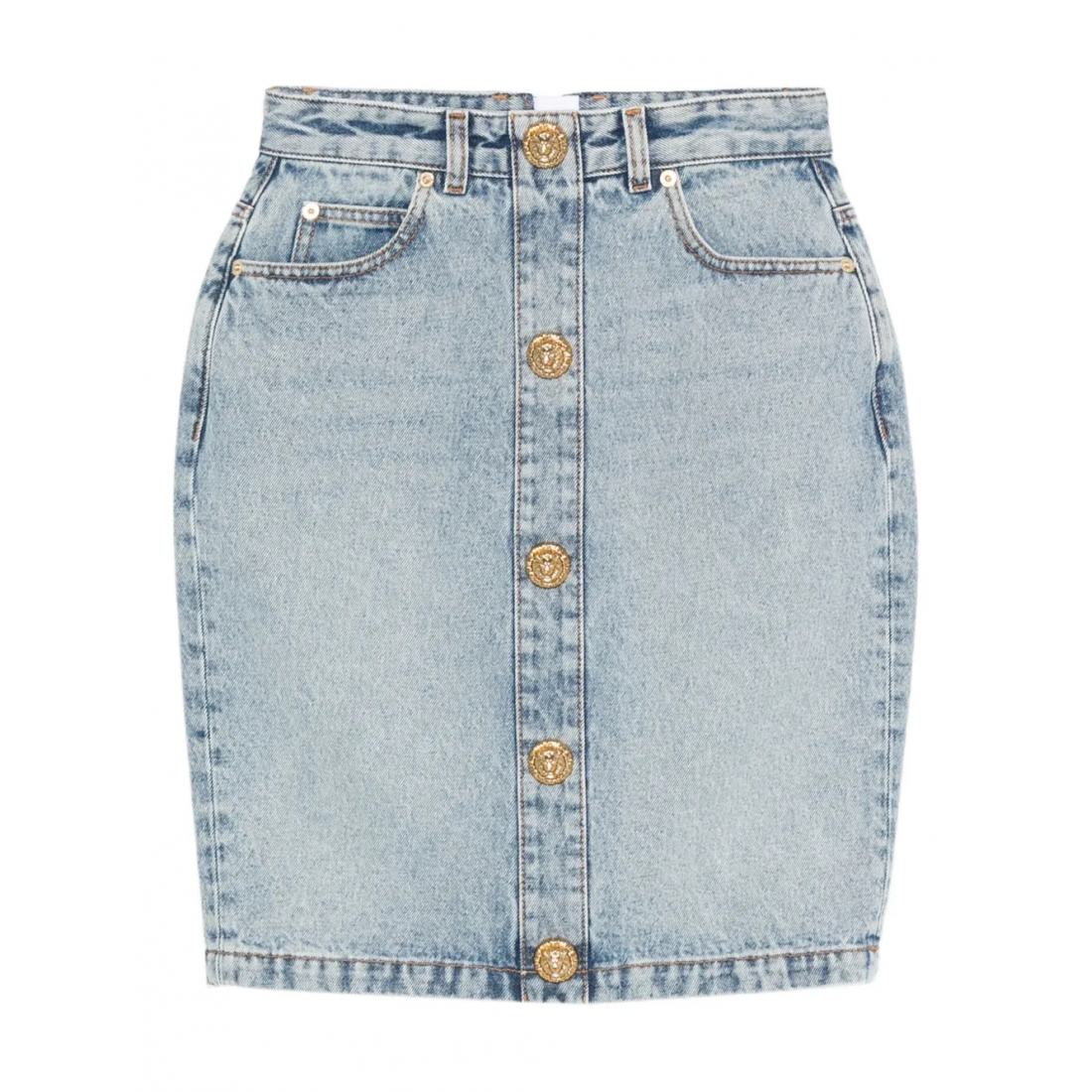 Mini Jupe 'Button-Detail' pour Femmes