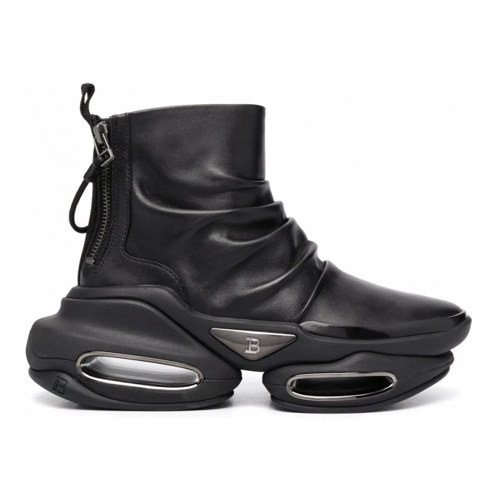 Women's 'Ruched Chunky' High-Top Sneakers