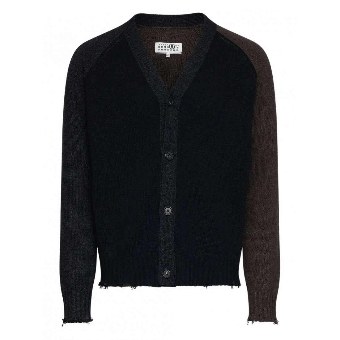 Men's 'Contrast Raglan Sleeve' Cardigan
