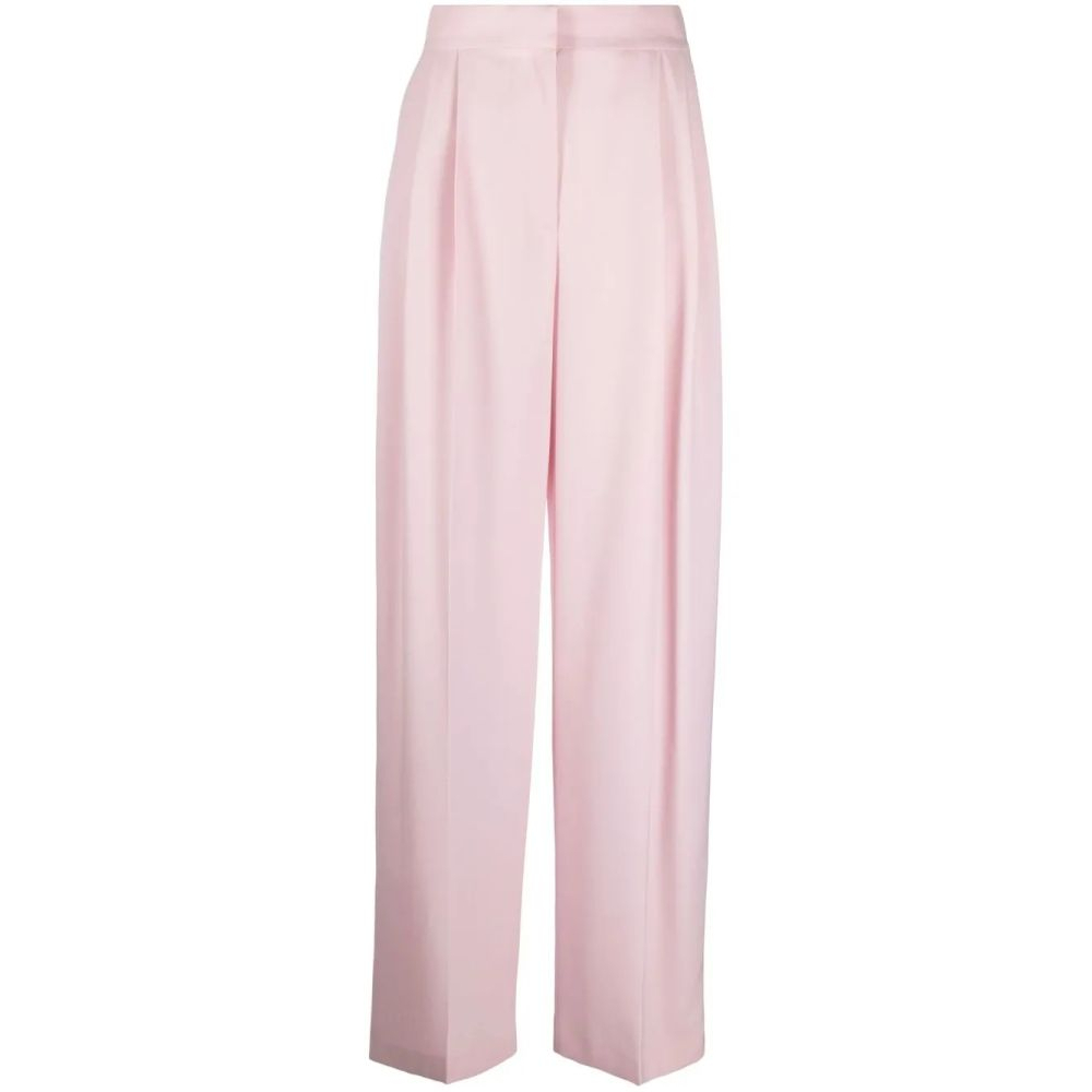 Pantalon 'Pleated High-Waisted' pour Femmes