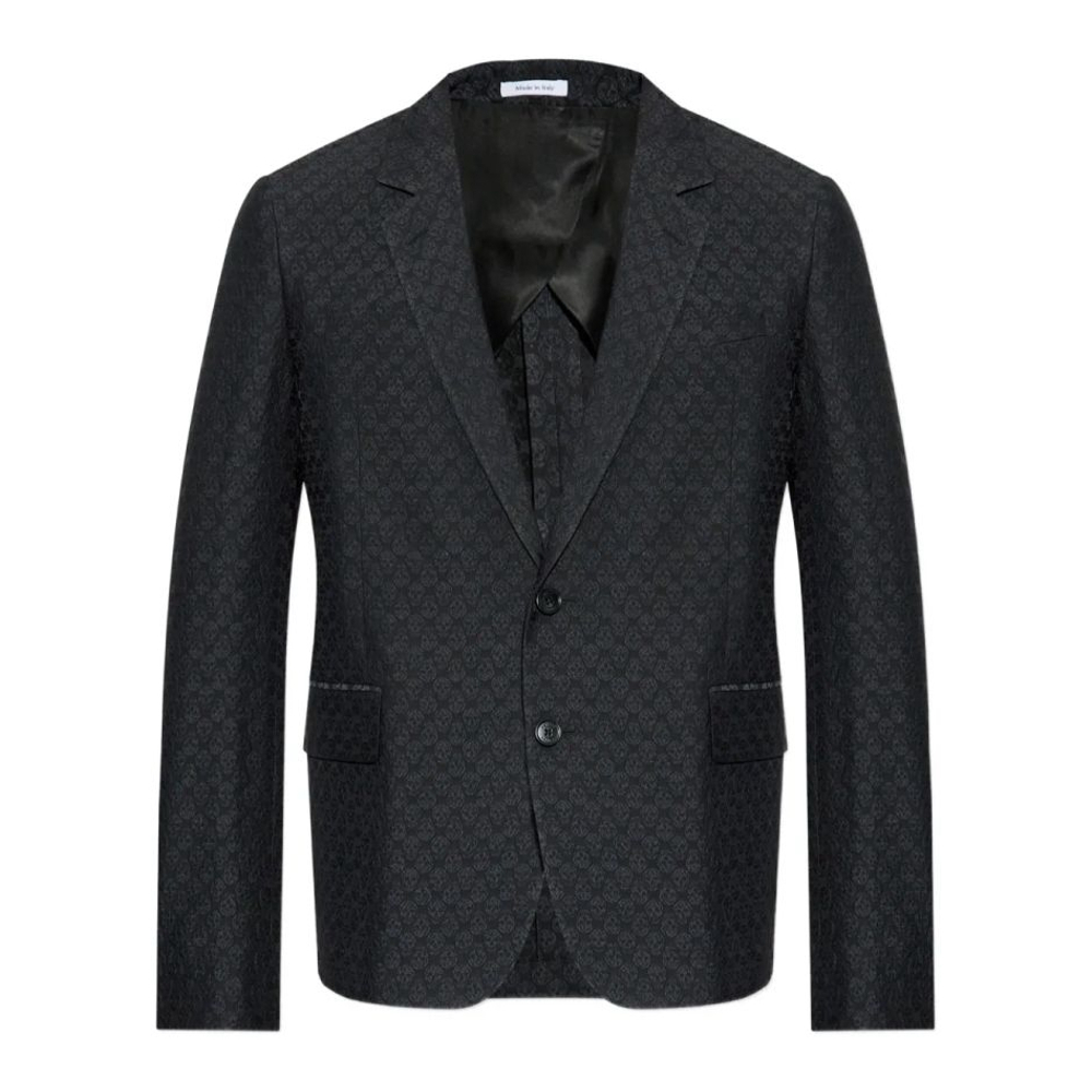 Blazer 'Skull-Print Two-Button' pour Hommes