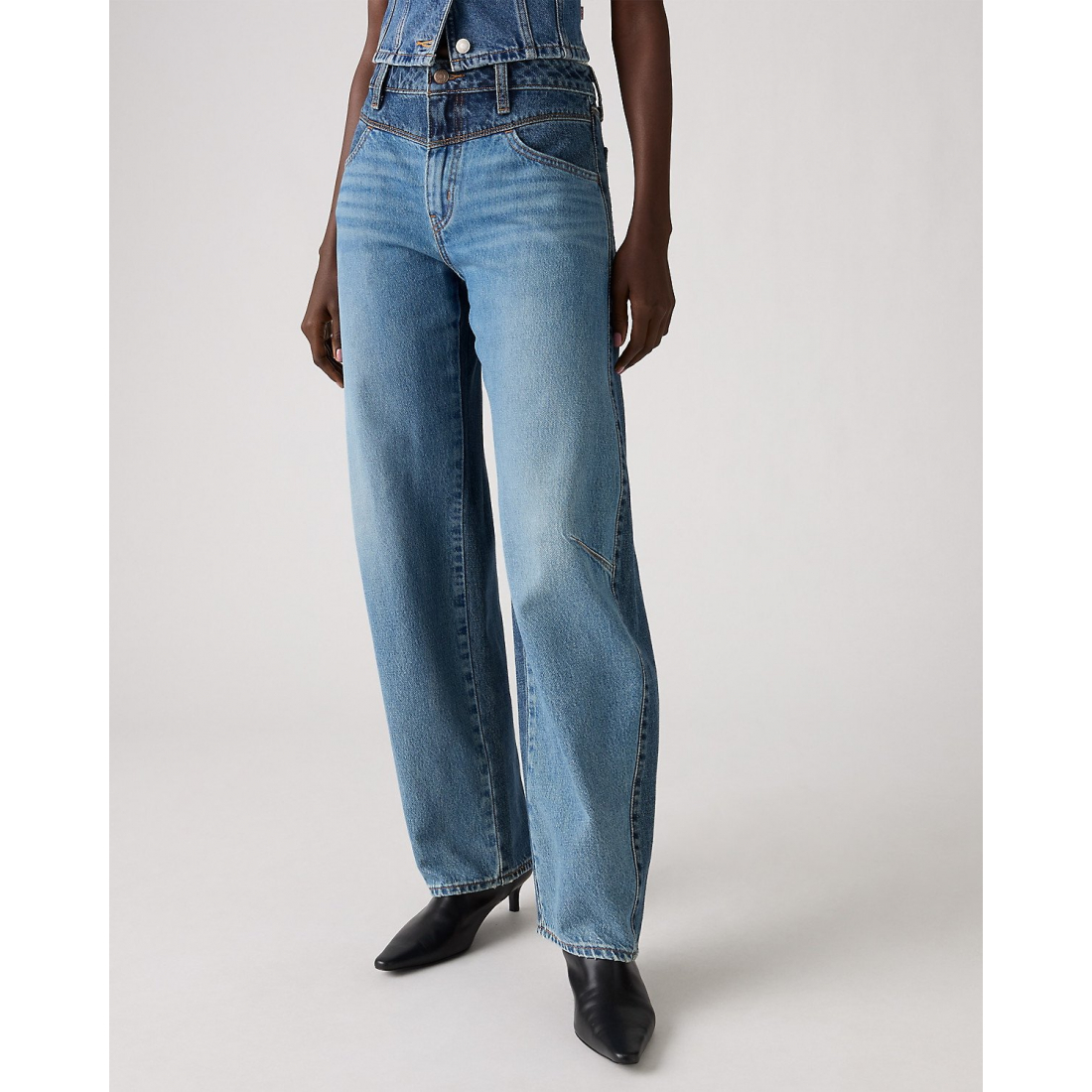 Women's 'Barrel Saddle Back' Jeans