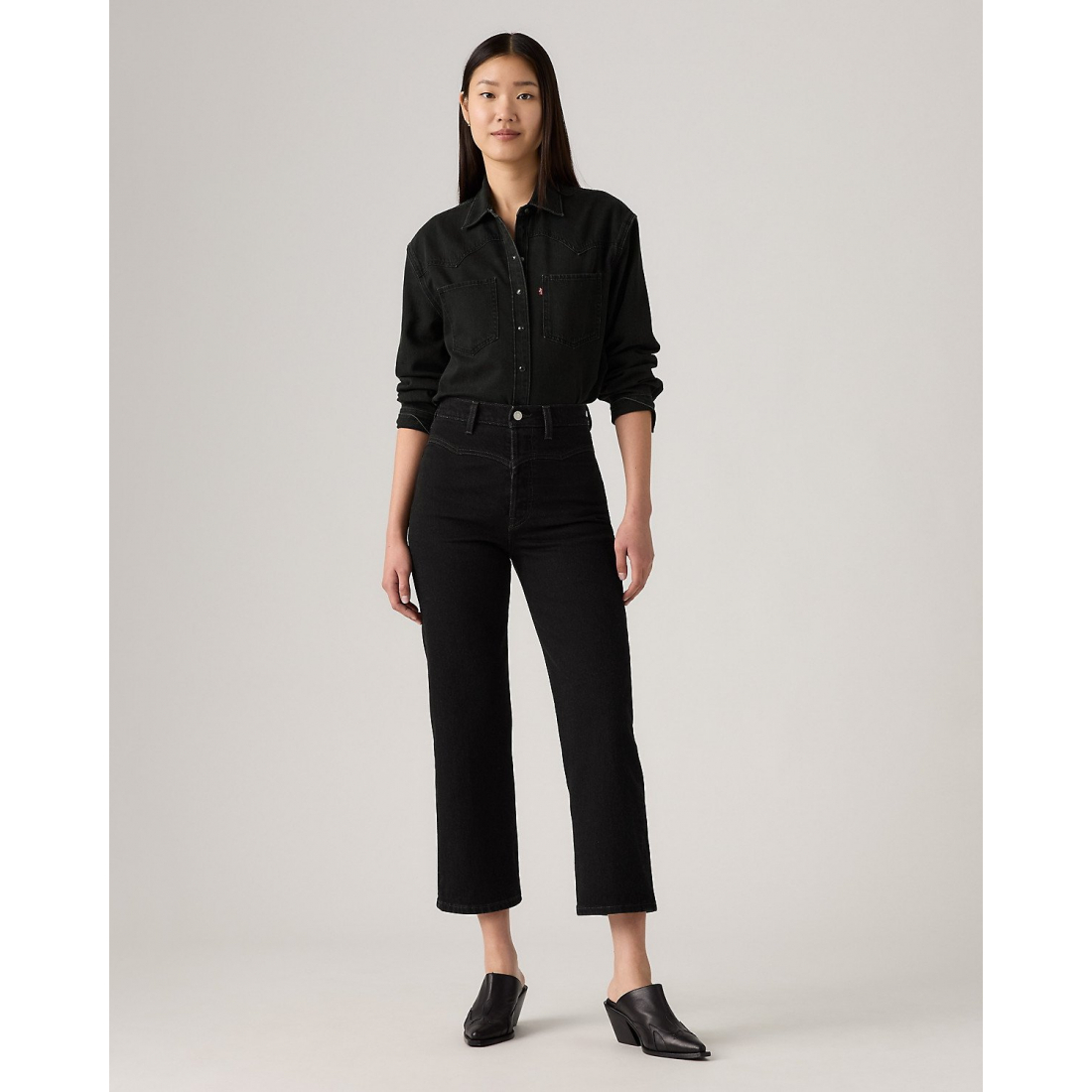 Jeans 'Ribcage Western Yoke' pour Femmes