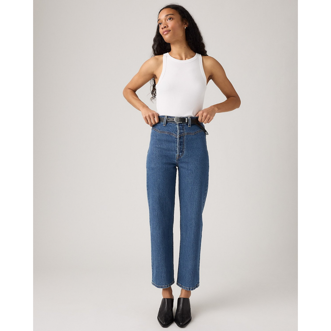 Jeans 'Ribcage Western Yoke' pour Femmes