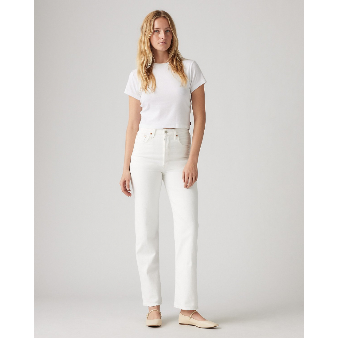 Jeans 'Ribcage Straight Ankle' pour Femmes