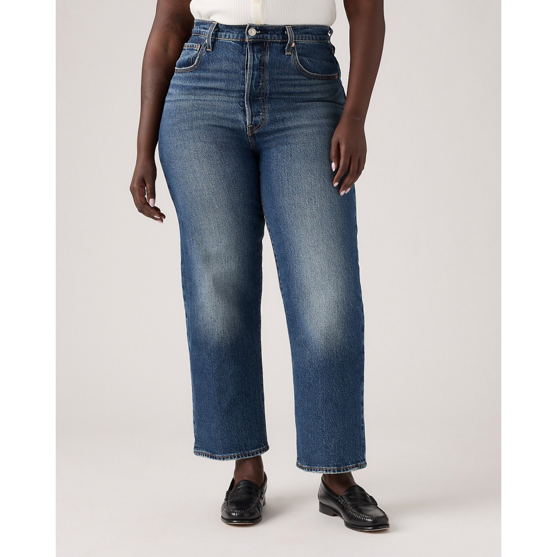 Jeans 'Ribcage Straight Ankle' pour Femmes