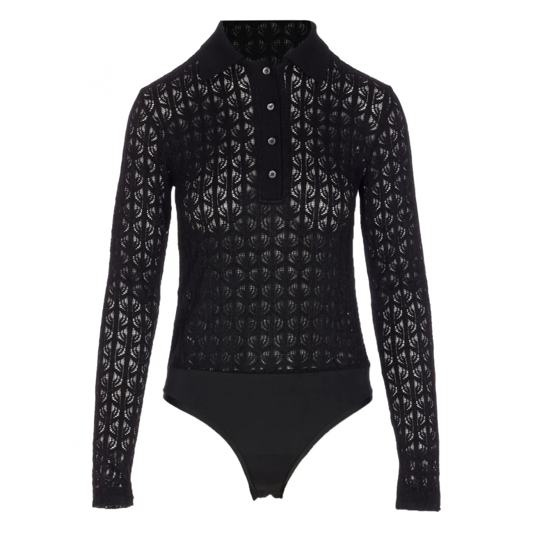 'Lace-Panel' Bodysuit für Damen