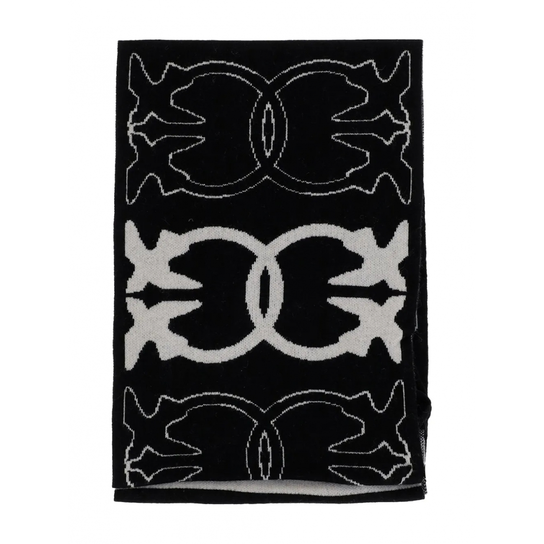 'Love Birds Fringed' Wollschal für Damen