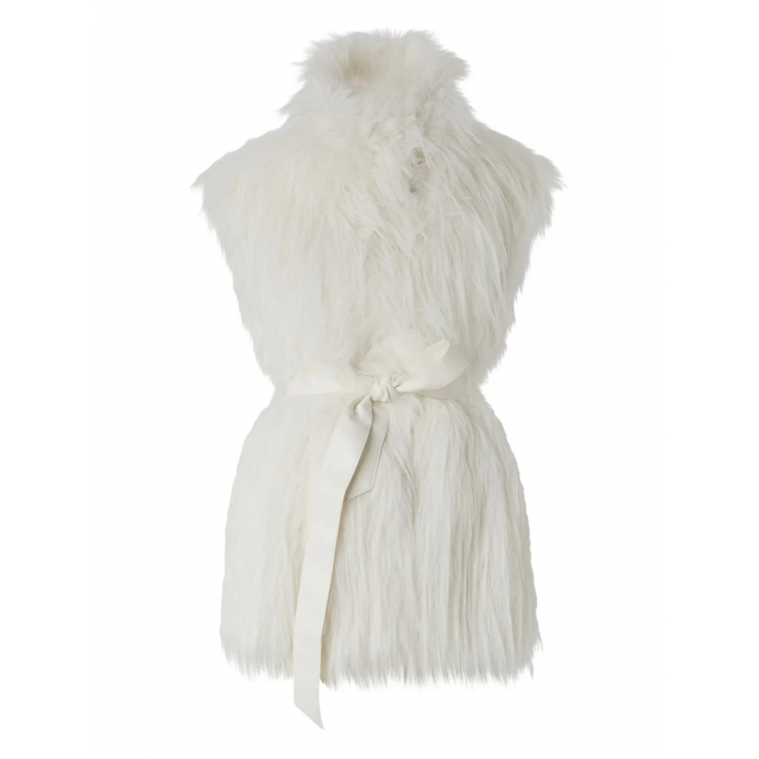 Gilet 'Faux-Fur Belted' pour Femmes
