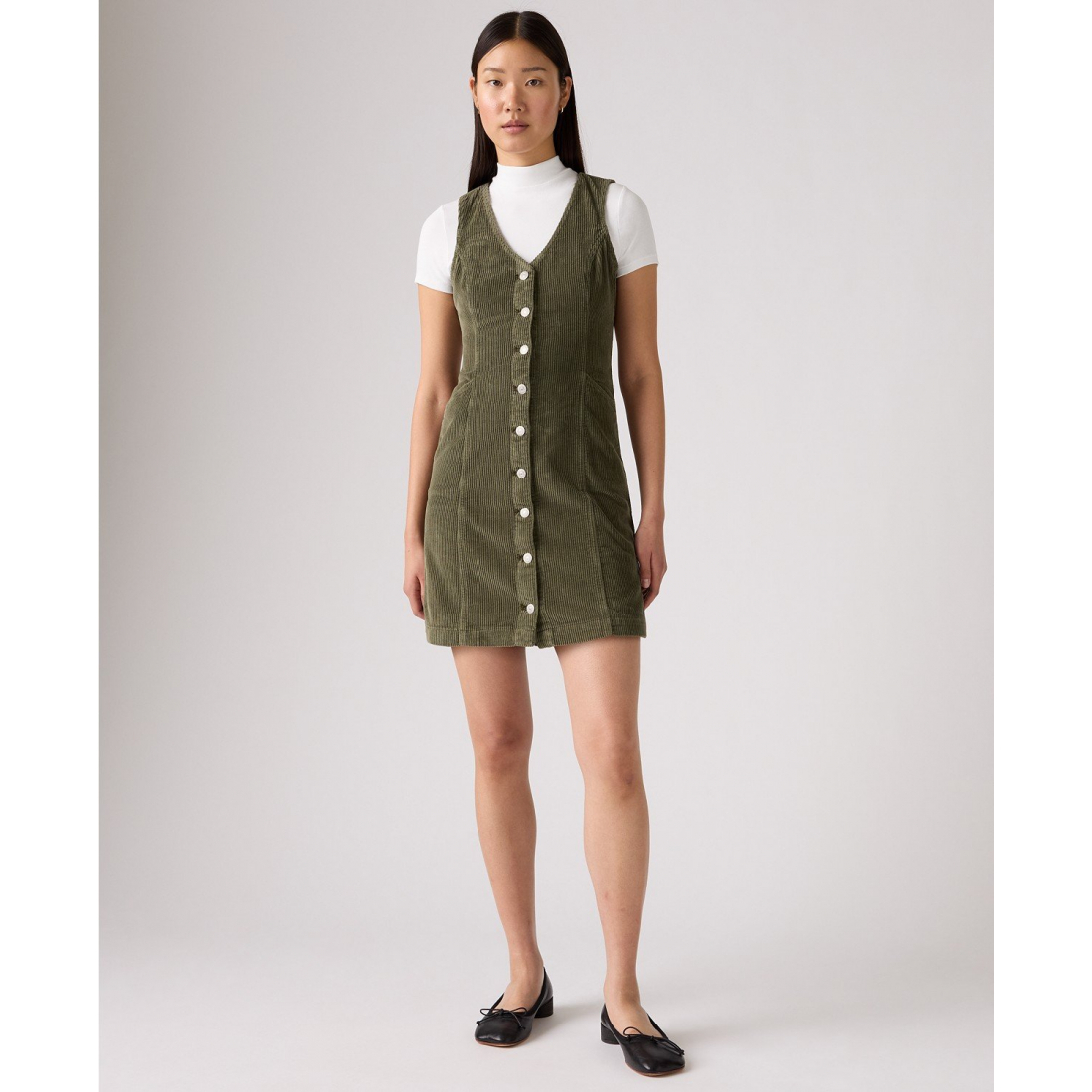 Robe 'Vianna  Button-Front Vest' pour Femmes