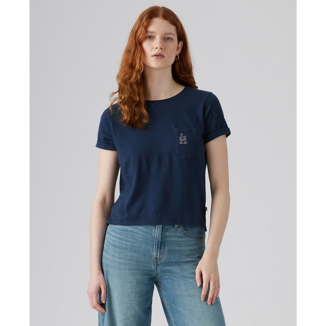T-shirt 'Margot  Embroidered-Trim' pour Femmes
