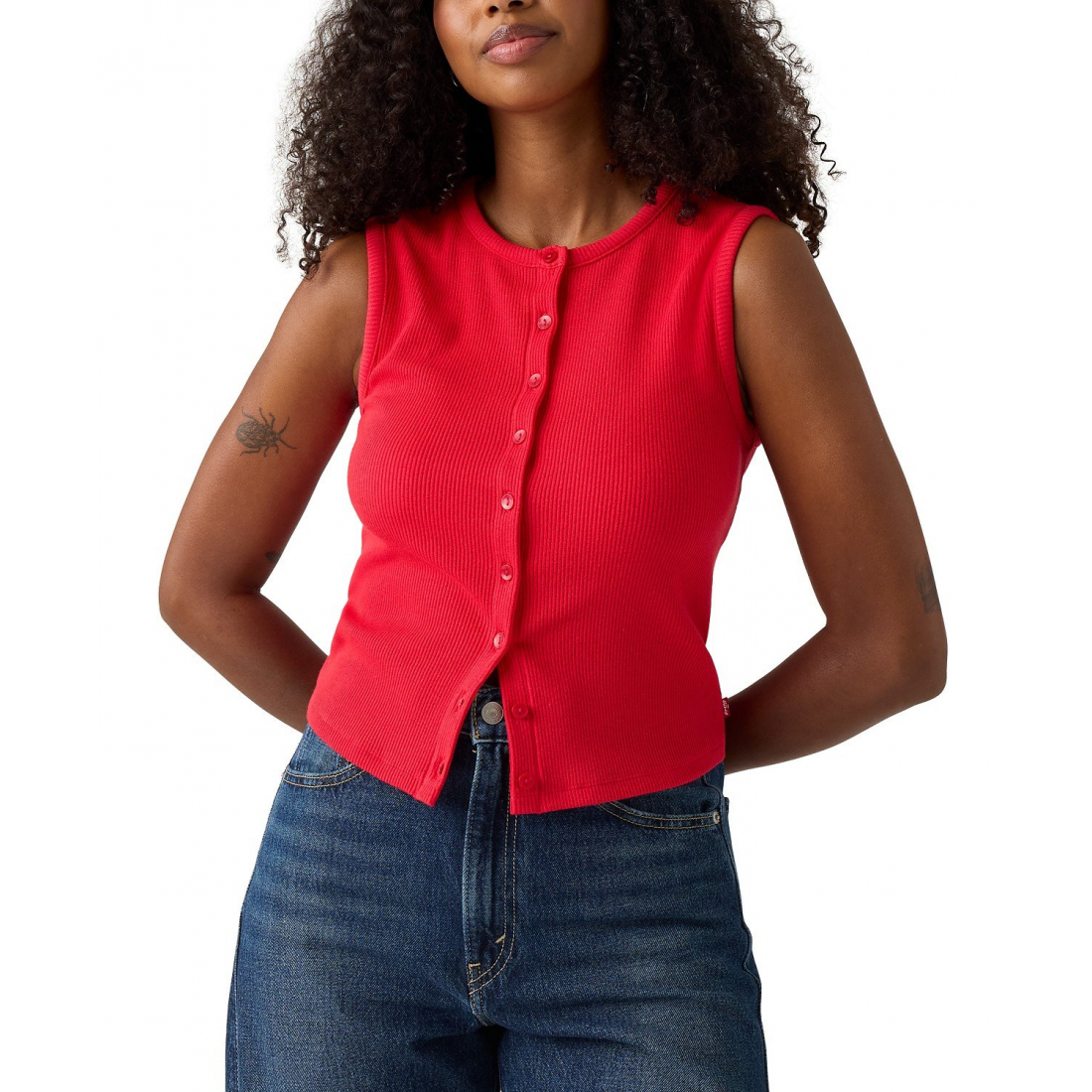 Top 'Rory Sleeveless Button-Up' pour Femmes