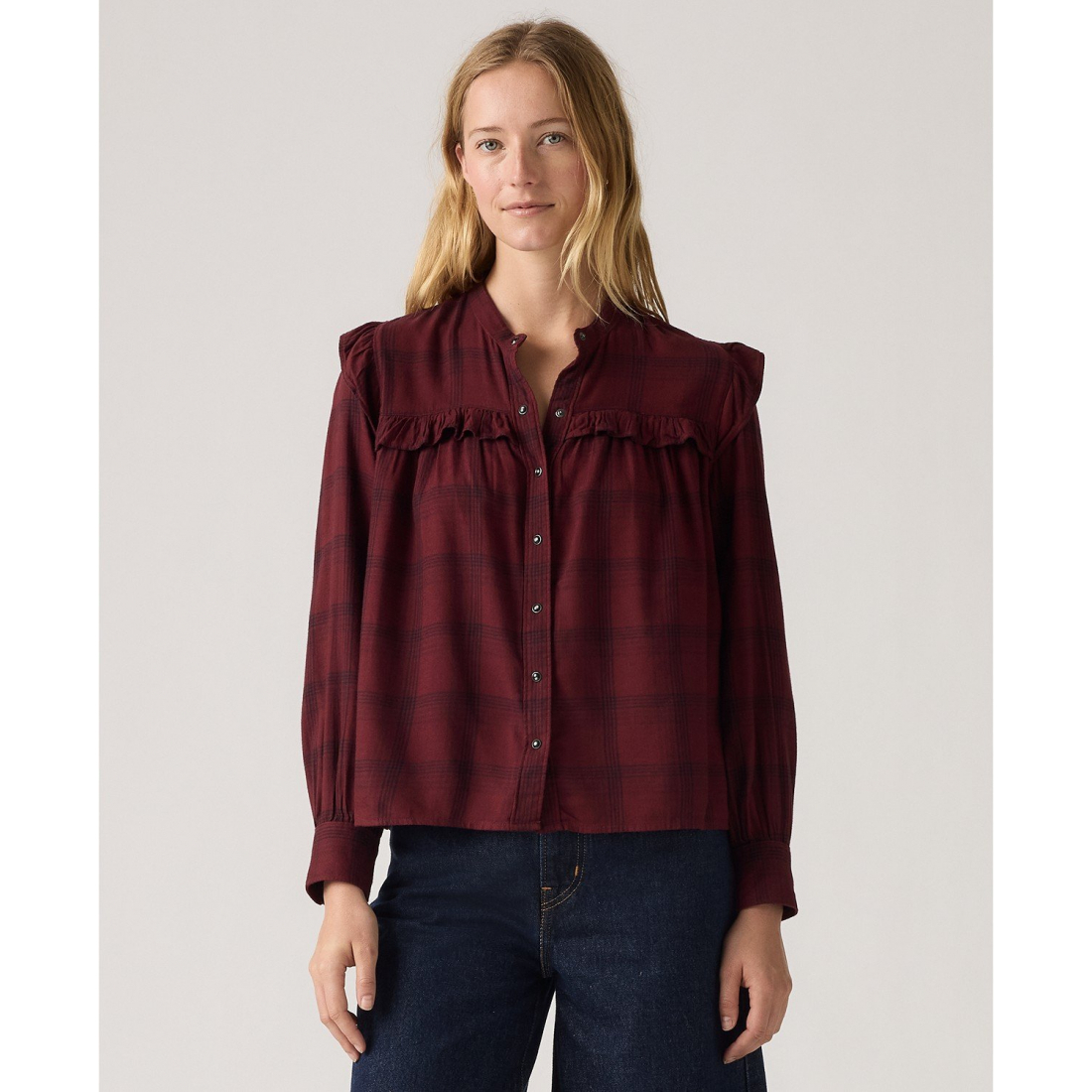 Blouse 'Gianna  Ruffle Trim' pour Femmes