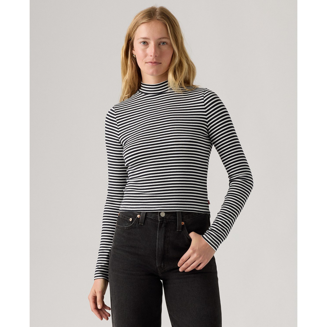 Women's 'Effortless Mock Neck' Long Sleeve top