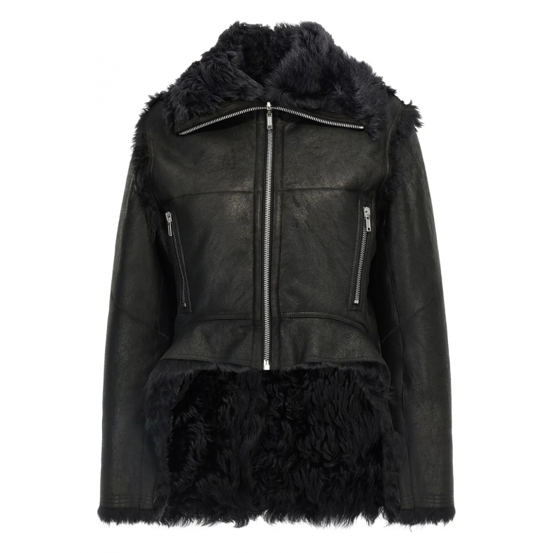 Veste en cuir 'Exploder Zip-Front' pour Femmes