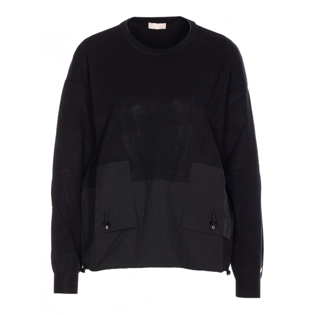 Pull 'Crew-Neck Panelled' pour Femmes